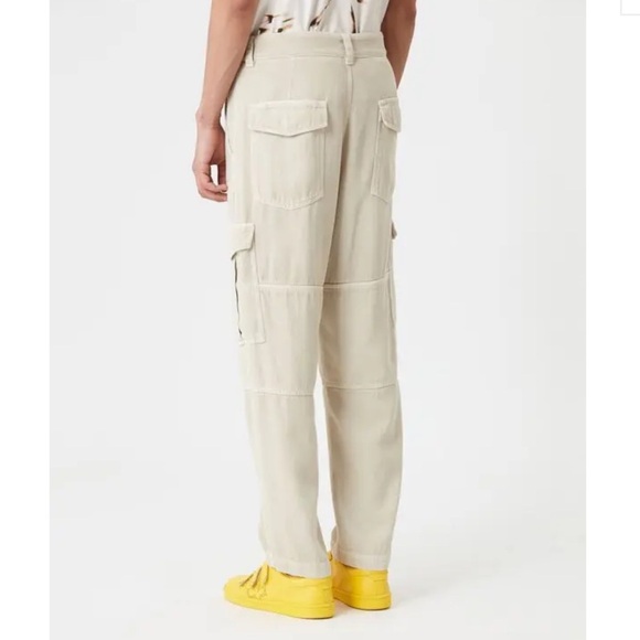 Isabel Marant Terence Cargo Trousers in Ecru Size FR 42 - Picture 2 of 6